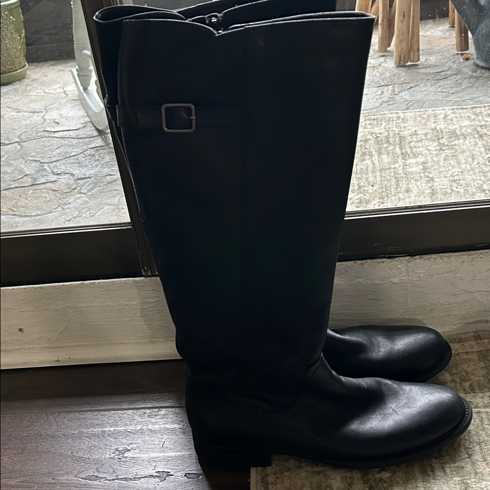 Easy Spirit Black Heeled Boots